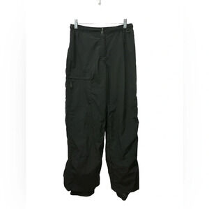 Head Women’s Nylon Lined Windbreaker Pants Zip Pockets Snap Cuffs Size Large